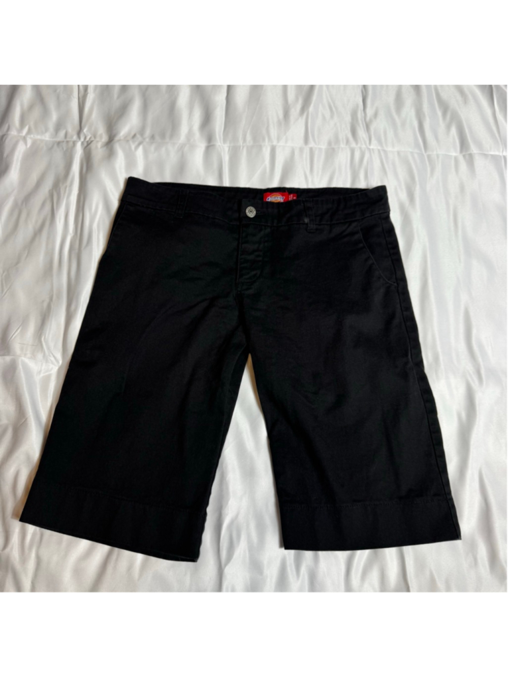 Juniors Dickies Black Bermuda Shorts Size 9